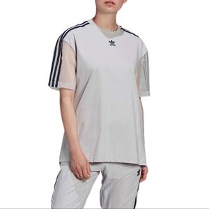 Adidas Gray Mesh Sleeve Shirt, Gray/Size S 🩶